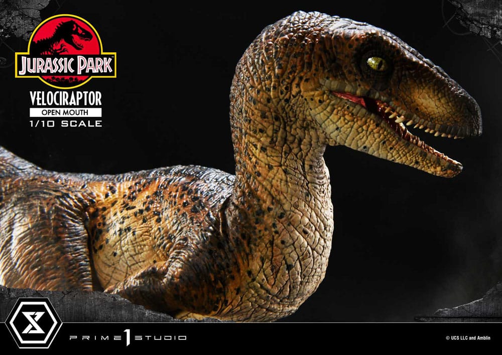 Jurassic Park Prime Collectibles Statue 1/10 Velociraptor Open Mouth 19 cm