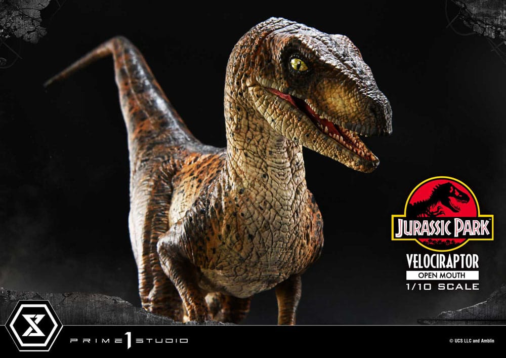 Jurassic Park Prime Collectibles Statue 1/10 Velociraptor Open Mouth 19 cm