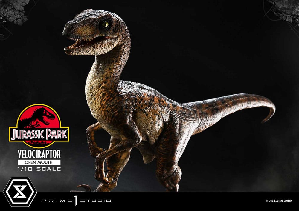 Jurassic Park Prime Collectibles Statue 1/10 Velociraptor Open Mouth 19 cm