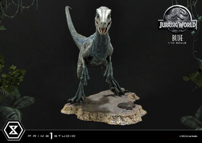 Jurassic World: Fallen Kingdom Prime Collectibles Statue 1/10 Blue (Open Mouth Version) 17 cm