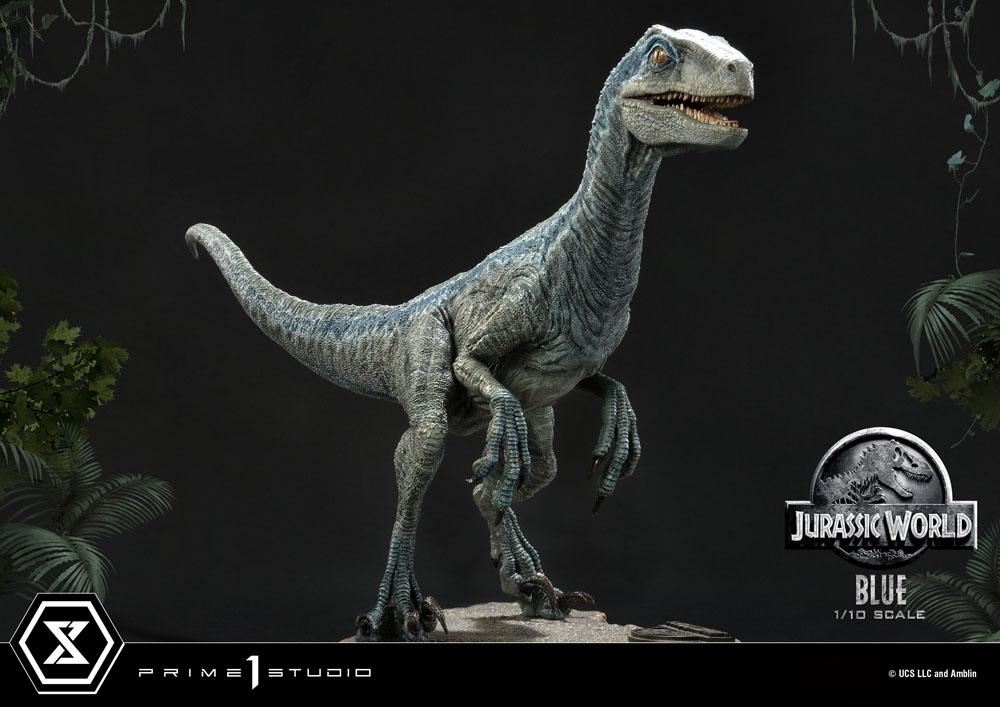 Jurassic World: Fallen Kingdom Prime Collectibles Statue 1/10 Blue (Open Mouth Version) 17 cm