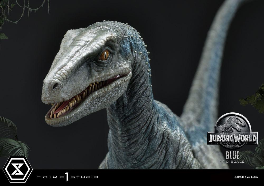 Jurassic World: Fallen Kingdom Prime Collectibles Statue 1/10 Blue (Open Mouth Version) 17 cm