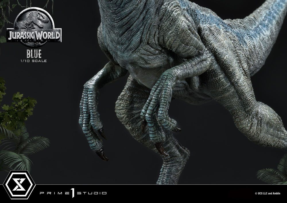 Jurassic World: Fallen Kingdom Prime Collectibles Statue 1/10 Blue (Open Mouth Version) 17 cm