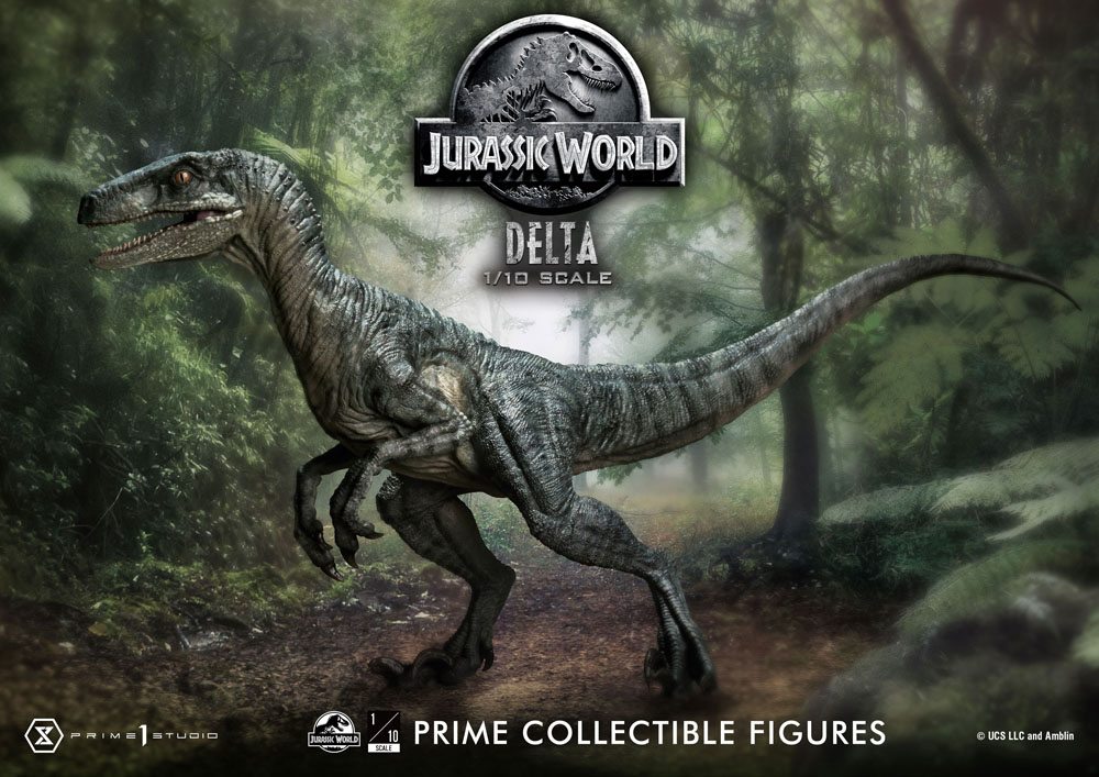 Jurassic World: Fallen Kingdom Prime Collectibles Statue 1/10 Delta 17 cm