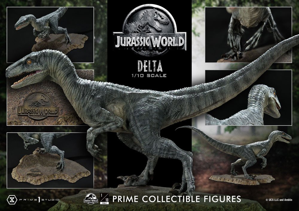 Jurassic World: Fallen Kingdom Prime Collectibles Statue 1/10 Delta 17 cm