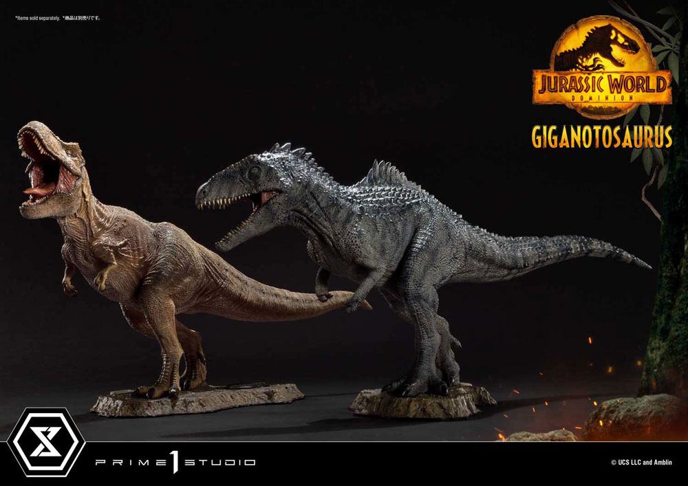 Jurassic World Dominion Prime Collectibles Statue 1/38 Giganotosaurus Toy Version 22 cm