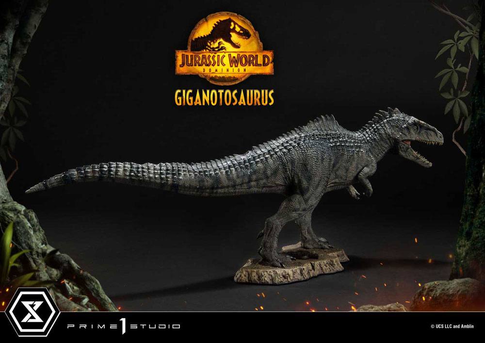 Jurassic World Dominion Prime Collectibles Statue 1/38 Giganotosaurus Toy Version 22 cm