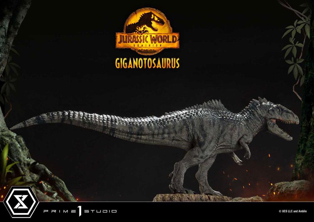 Jurassic World Dominion Prime Collectibles Statue 1/38 Giganotosaurus Toy Version 22 cm