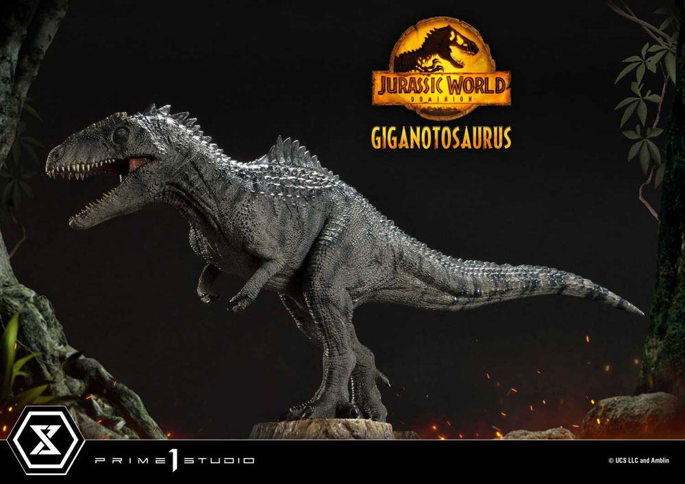 Jurassic World Dominion Prime Collectibles Statue 1/38 Giganotosaurus Toy Version 22 cm