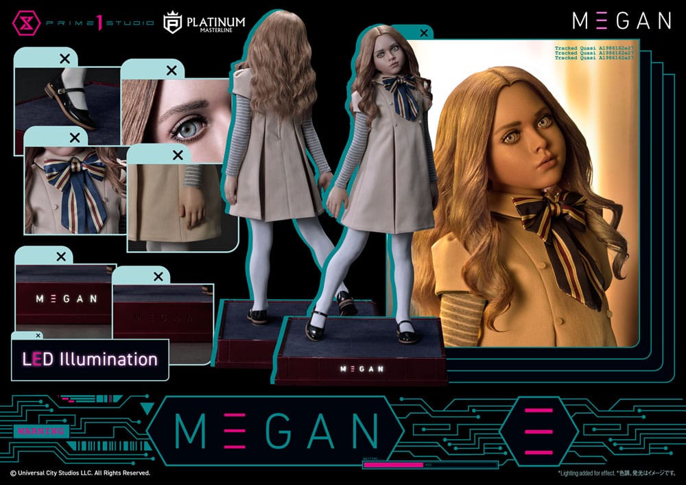 M3gan Platimum Masterline Series Statue 1/3 M3Gan 50 cm