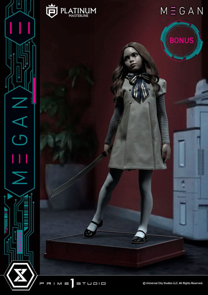 M3gan Platimum Masterline Series Statue 1/3 M3Gan Bonus Version 50 cm