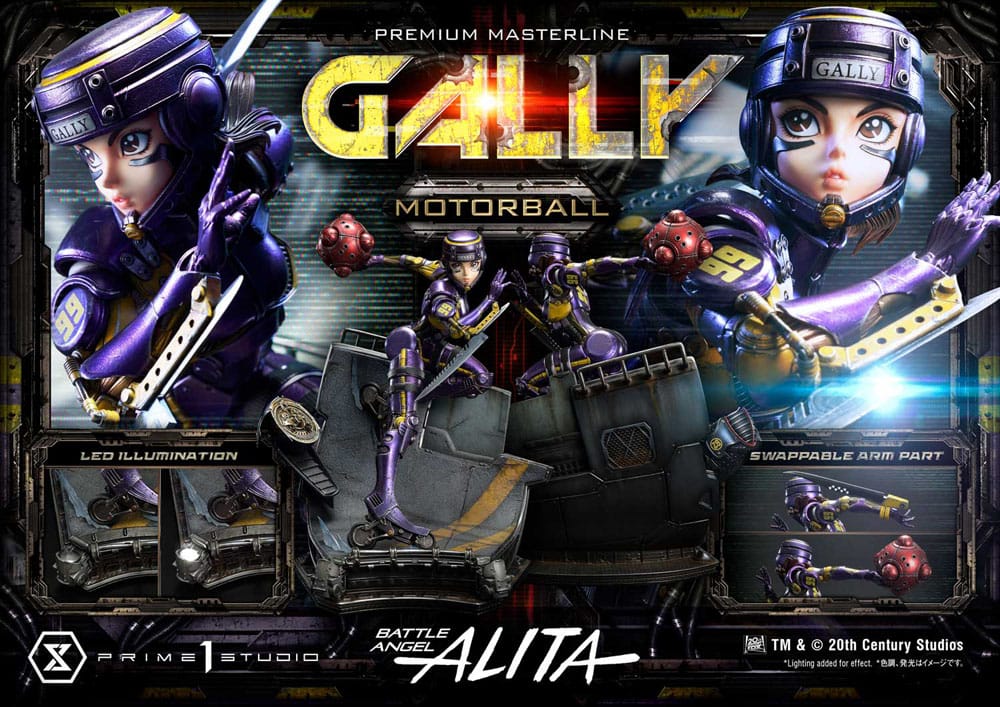 Alita: Battle Angel Ultimate Premium Masterline Series Statue 1/4 Gally Motorball Bonus Version 47 cm