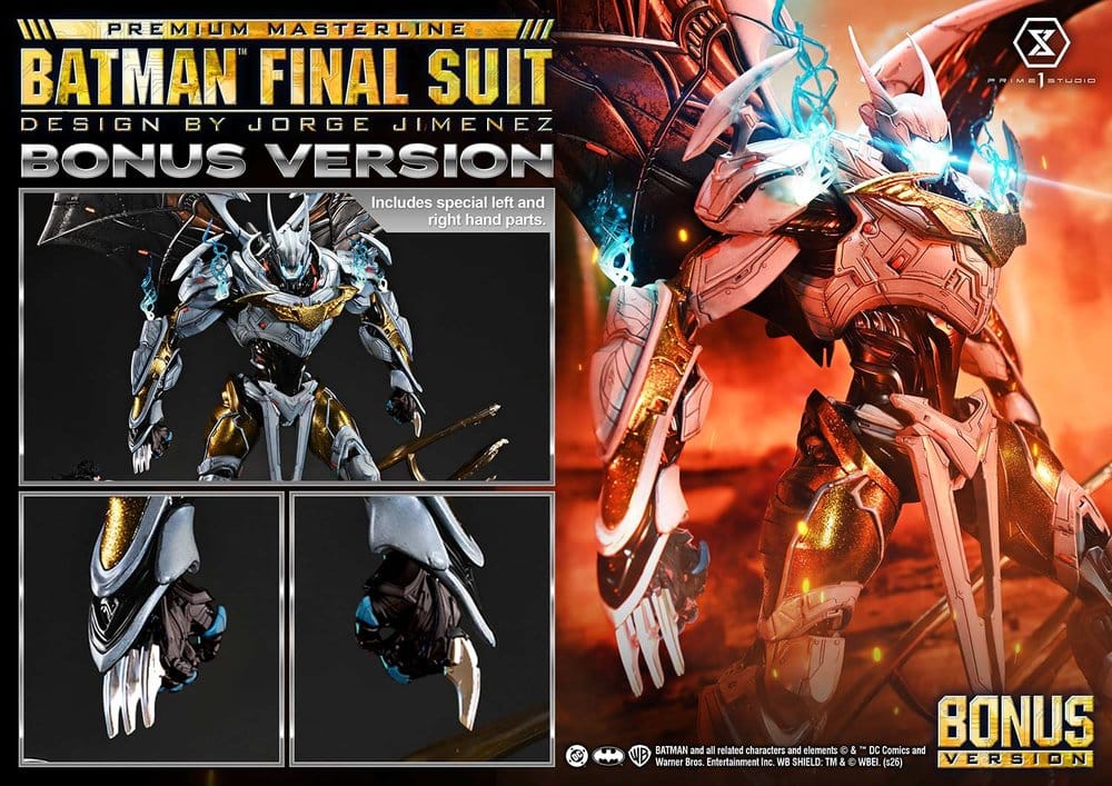 Justice League (Comics) Premium Masterline Statue Batman Final Suit (Design by Jorge Jimenez) Bonus Version 67 cm