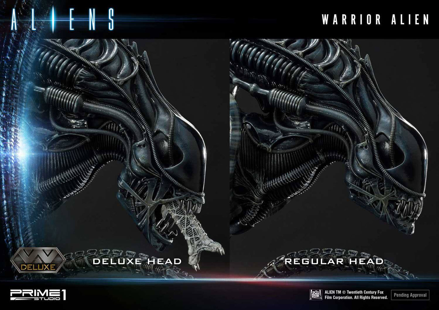 Aliens Premium Masterline Series Statue Warrior Alien Deluxe Bonus Version 67 cm