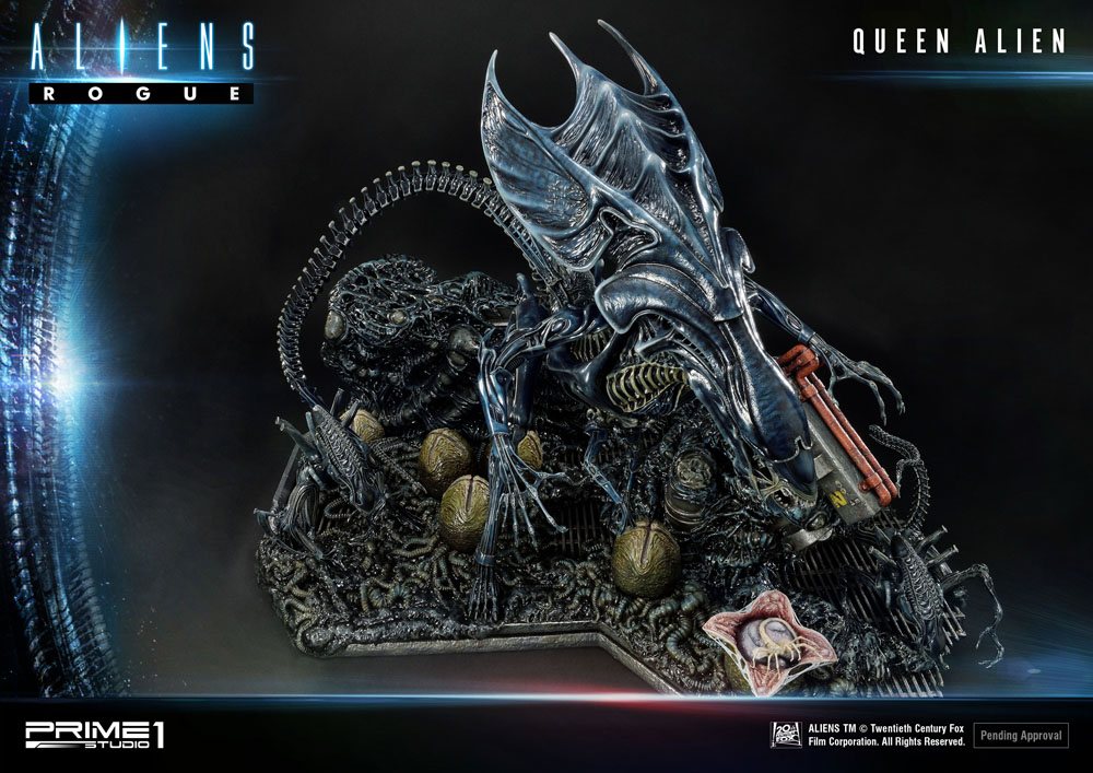 Aliens Premium Masterline Series Statue Queen Alien Battle Diorama 71 cm