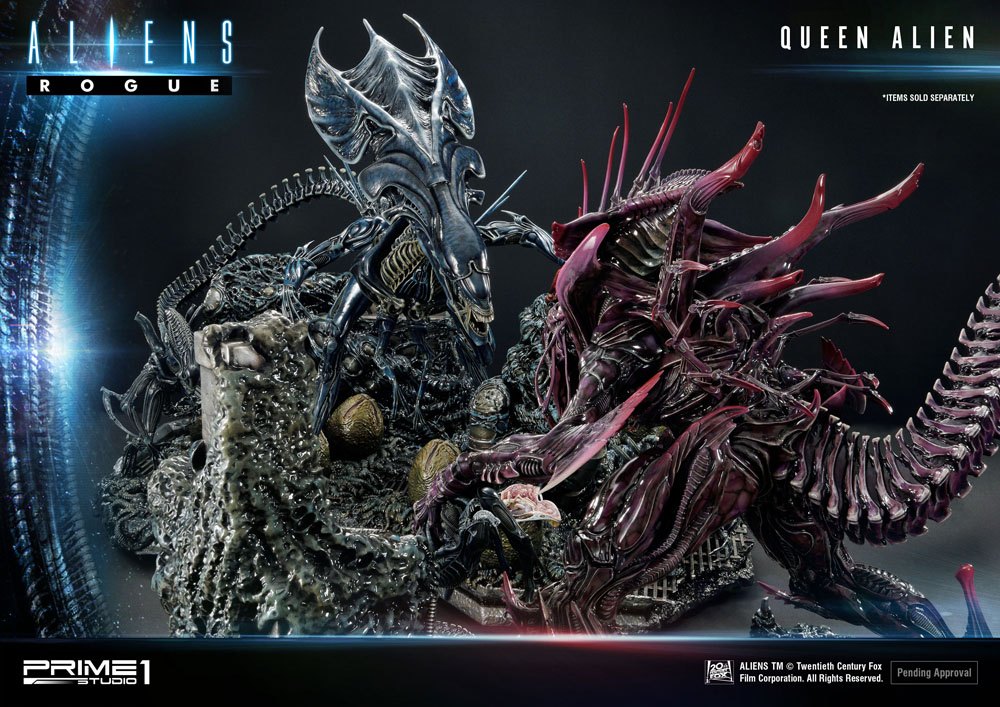 Aliens Premium Masterline Series Statue Queen Alien Battle Diorama 71 cm