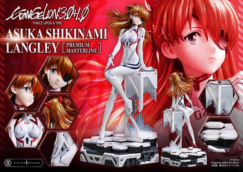 Evangelion: 3.0 + 1.0 Thrice Upon A Time Premium Masterline Series Statue 1/4 Asuka Shikinami Langley 46 cm