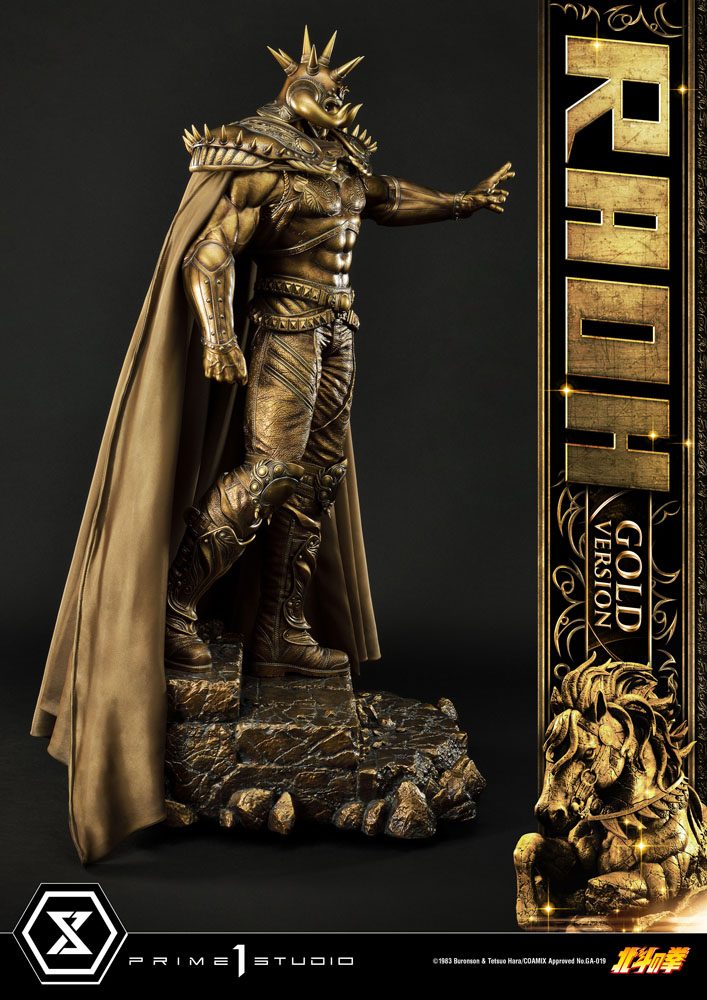 Fist of the North Star Statue 1/4 Raoh Gold Version 78 cm