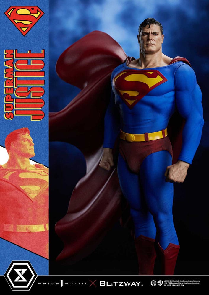 DC Comics Premium Masterline Series Statue 1/4 Superman Justice Comics 57 cm