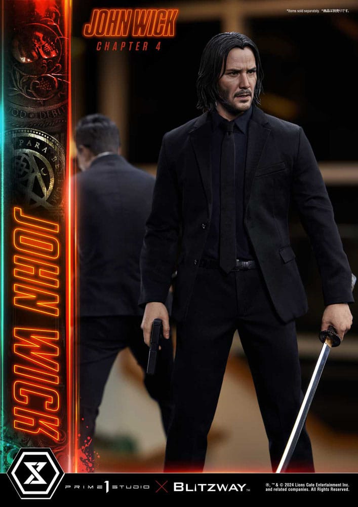 John Wick Chapter 4 Ultimate Premium Masterline Series Statue 1/4 John Wick Deluxe Version 54 cm