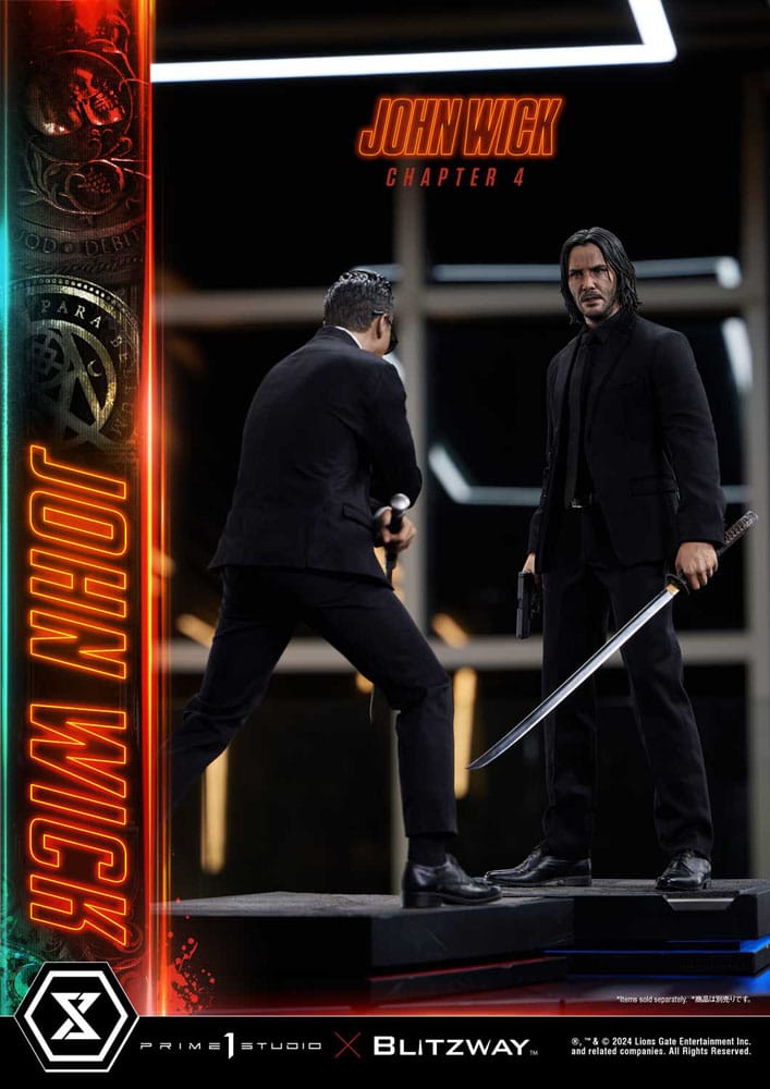 John Wick Chapter 4 Ultimate Premium Masterline Series Statue 1/4 John Wick Deluxe Version 54 cm