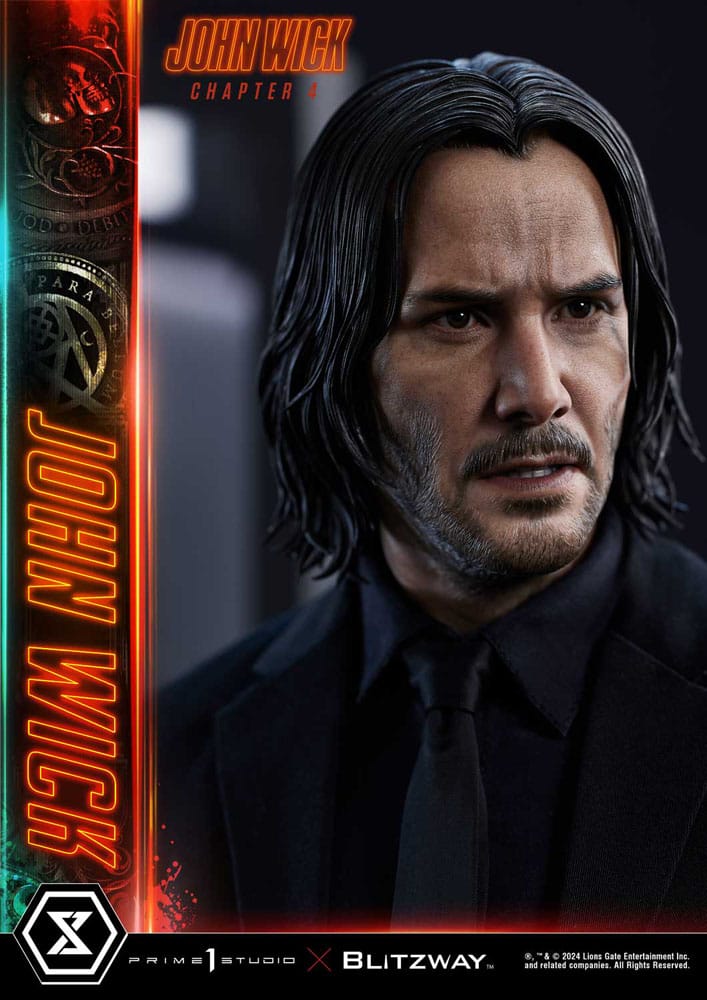 John Wick Chapter 4 Ultimate Premium Masterline Series Statue 1/4 John Wick Deluxe Bonus Version 54 cm