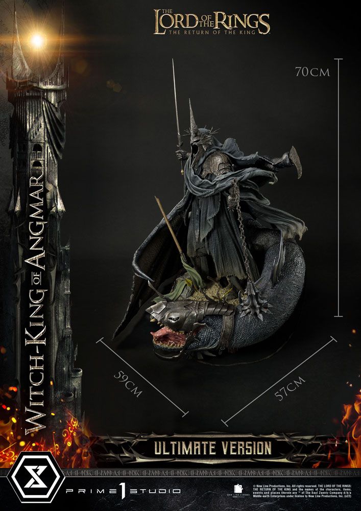 Lord of the Rings Statue 1/4 The Witch King of Angmar Ultimate Version 70 cm