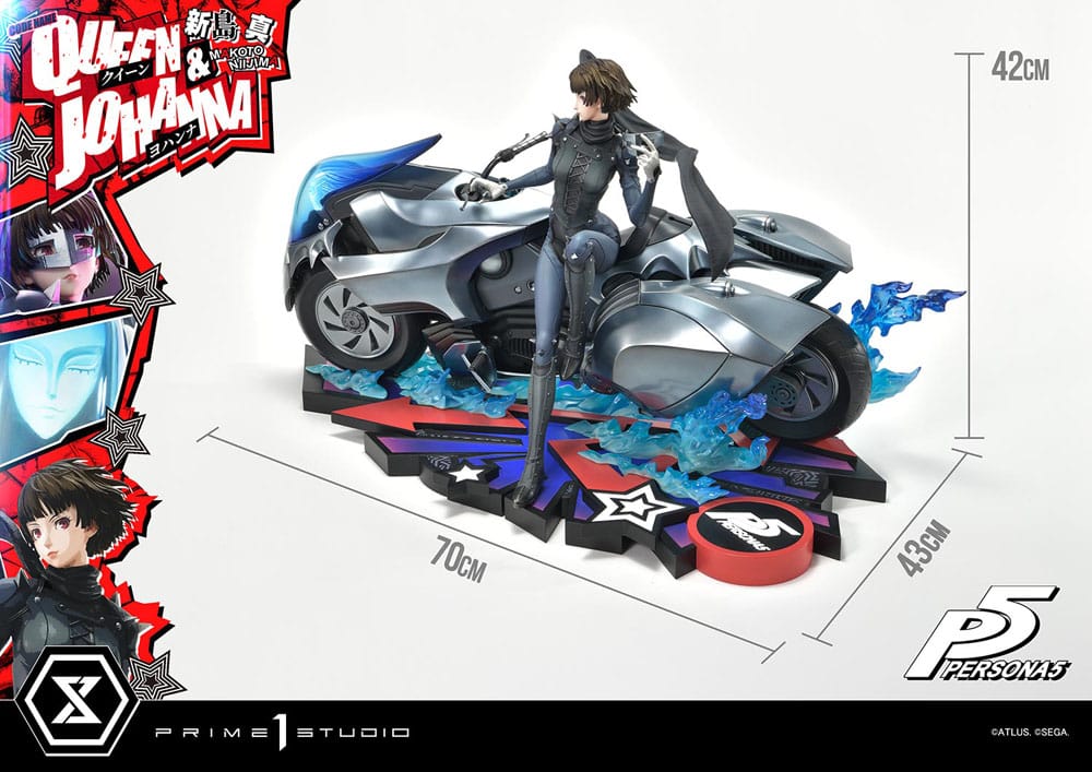 Persona 5 Premium Masterline Series Statue 1/4 Makoto Niijima "Queen" &amp; Johanna 42 cm