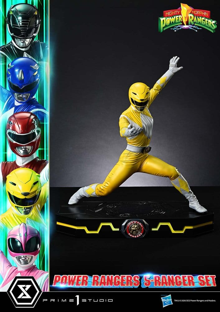 Mighty Morphin Power Rangers Premium Masterline Set of 5 Statues 1/4 57 cm