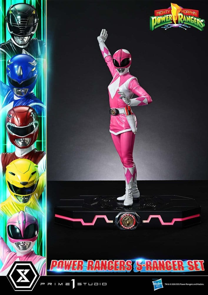 Mighty Morphin Power Rangers Premium Masterline Set of 5 Statues 1/4 57 cm