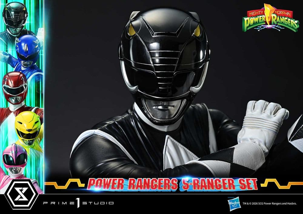 Mighty Morphin Power Rangers Premium Masterline Set of 5 Statues 1/4 57 cm