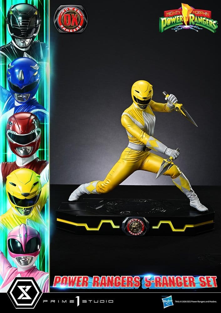 Mighty Morphin Power Rangers Premium Masterline Set of 5 Statues 1/4 Deluxe Version 62 cm