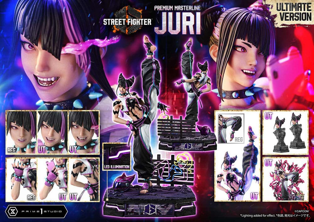 Street Fighter 6 Premium Masterline Series Statue 1/4 Juri Ultimate Version 58 cm