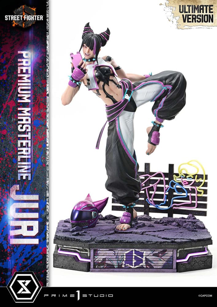 Street Fighter 6 Premium Masterline Series Statue 1/4 Juri Ultimate Version 58 cm