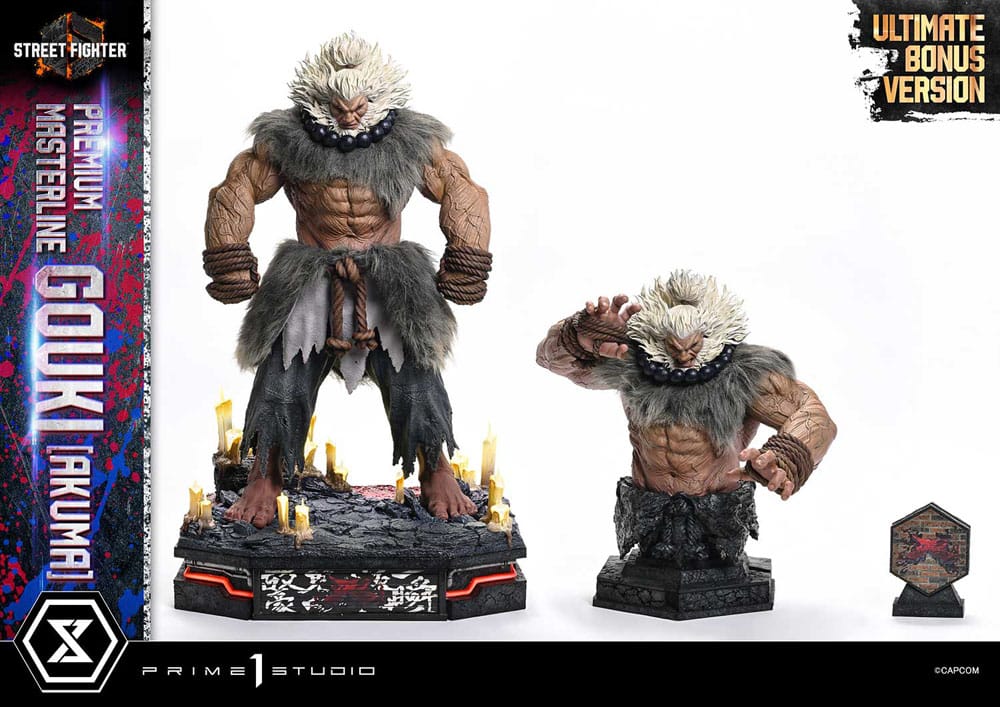 Street Fighter 6 Premium Masterline Series Statue 1/4 Akuma Ultimate Bonus Version 69 cm