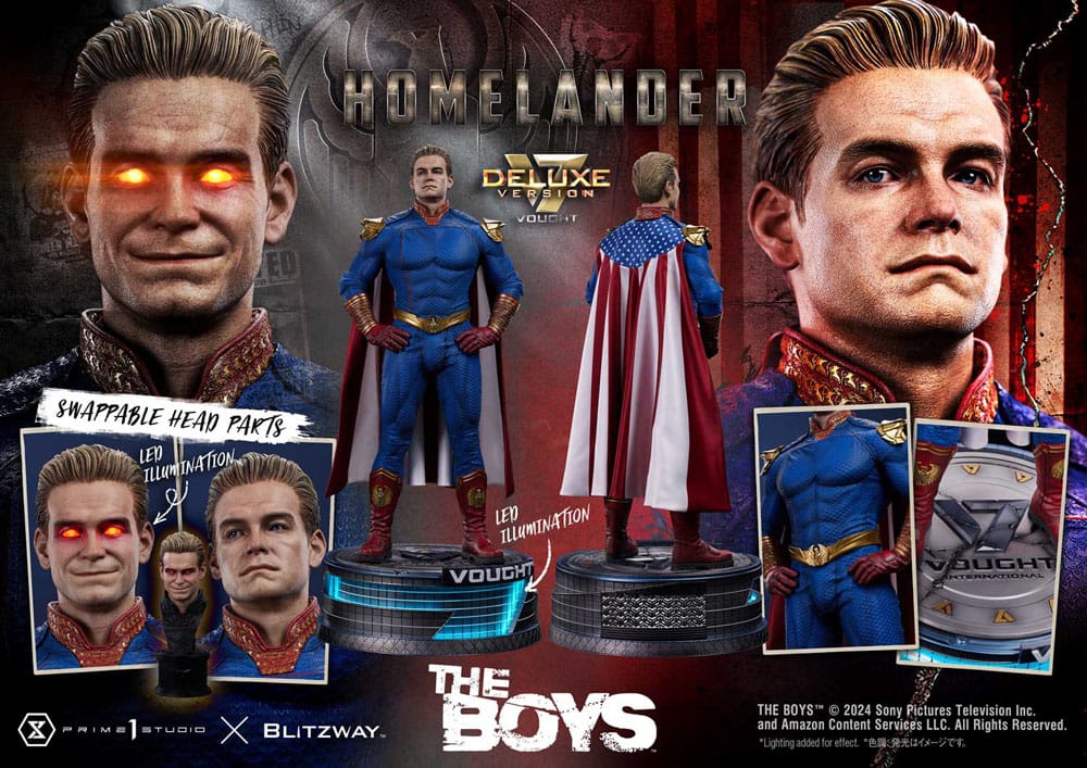 The Boys Premium Masterline Series Statue 1/4 Homelander Deluxe Version 57 cm