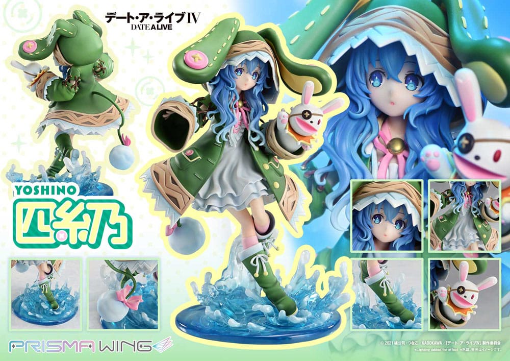 Date A Live Prisma Wing PVC Statue 1/7 Yoshino 20 cm