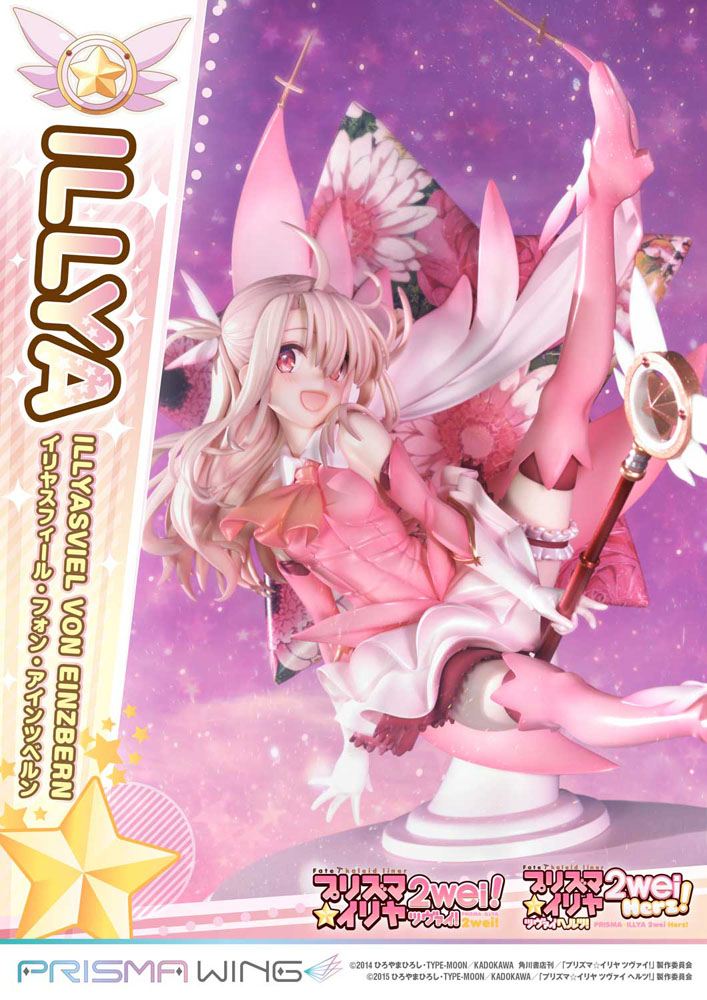 Fate Prisma Wing PVC Statue 1/7 Illyasviel von Einzbern Bonus Version 20 cm