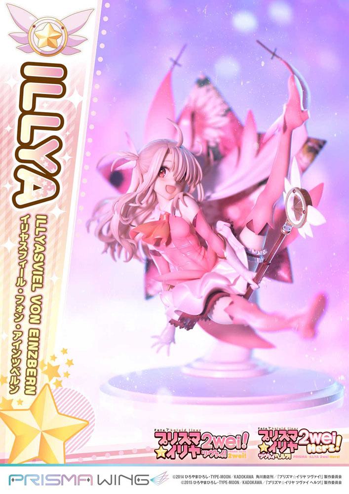 Fate Prisma Wing PVC Statue 1/7 Illyasviel von Einzbern Bonus Version 20 cm