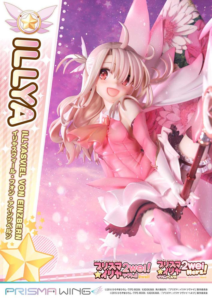 Fate Prisma Wing PVC Statue 1/7 Illyasviel von Einzbern Bonus Version 20 cm