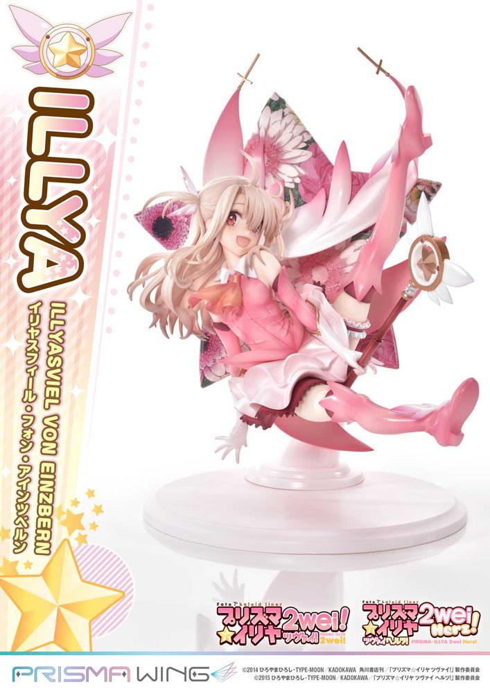 Fate Prisma Wing PVC Statue 1/7 Illyasviel von Einzbern Bonus Version 20 cm