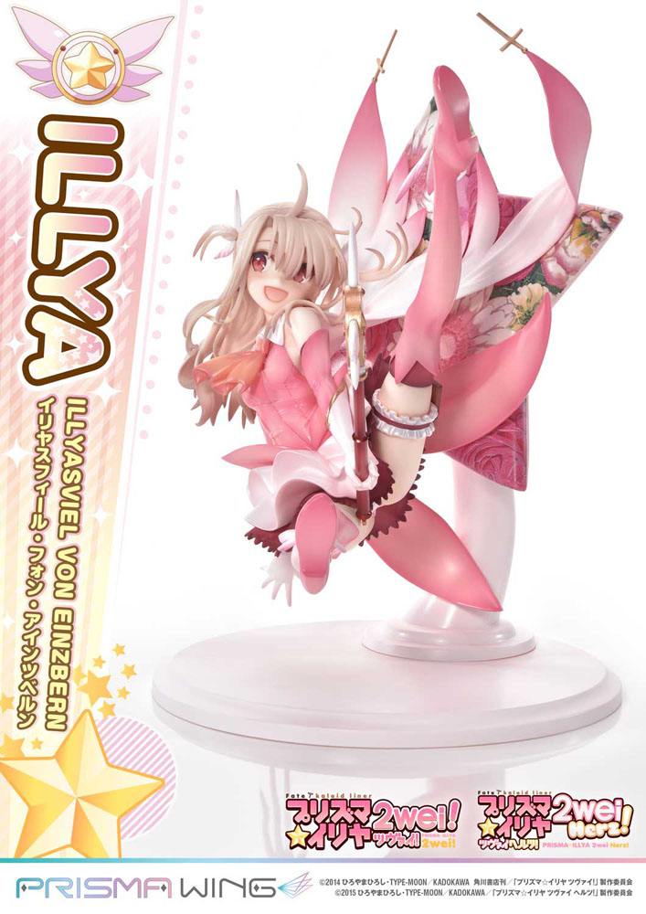 Fate Prisma Wing PVC Statue 1/7 Illyasviel von Einzbern Bonus Version 20 cm