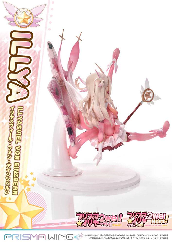 Fate Prisma Wing PVC Statue 1/7 Illyasviel von Einzbern Bonus Version 20 cm