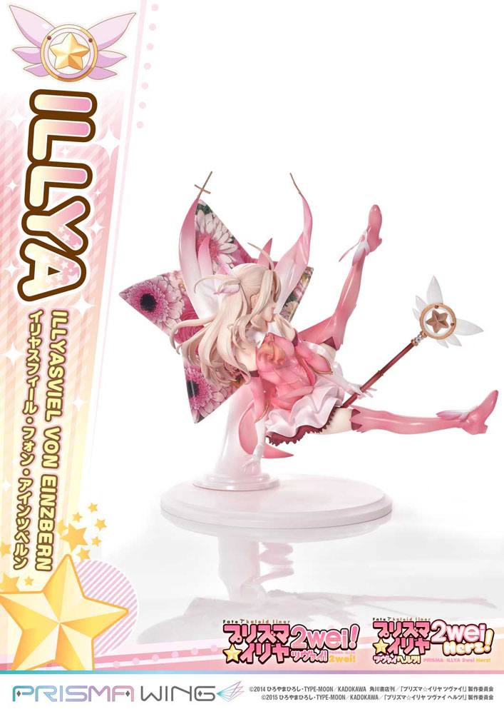 Fate Prisma Wing PVC Statue 1/7 Illyasviel von Einzbern Bonus Version 20 cm