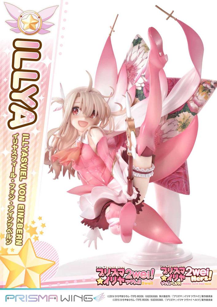 Fate Prisma Wing PVC Statue 1/7 Illyasviel von Einzbern Bonus Version 20 cm