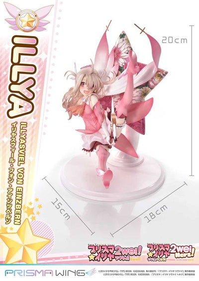 Fate Prisma Wing PVC Statue 1/7 Illyasviel von Einzbern Bonus Version 20 cm