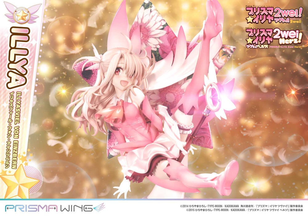 Fate Prisma Wing PVC Statue 1/7 Illyasviel von Einzbern Bonus Version 20 cm