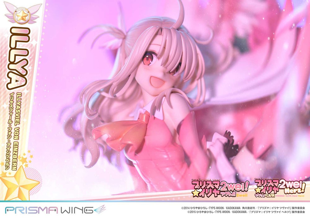 Fate Prisma Wing PVC Statue 1/7 Illyasviel von Einzbern Bonus Version 20 cm