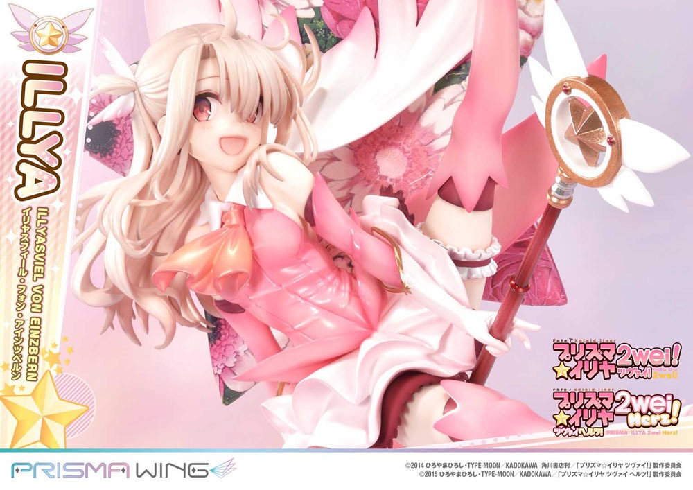 Fate Prisma Wing PVC Statue 1/7 Illyasviel von Einzbern Bonus Version 20 cm