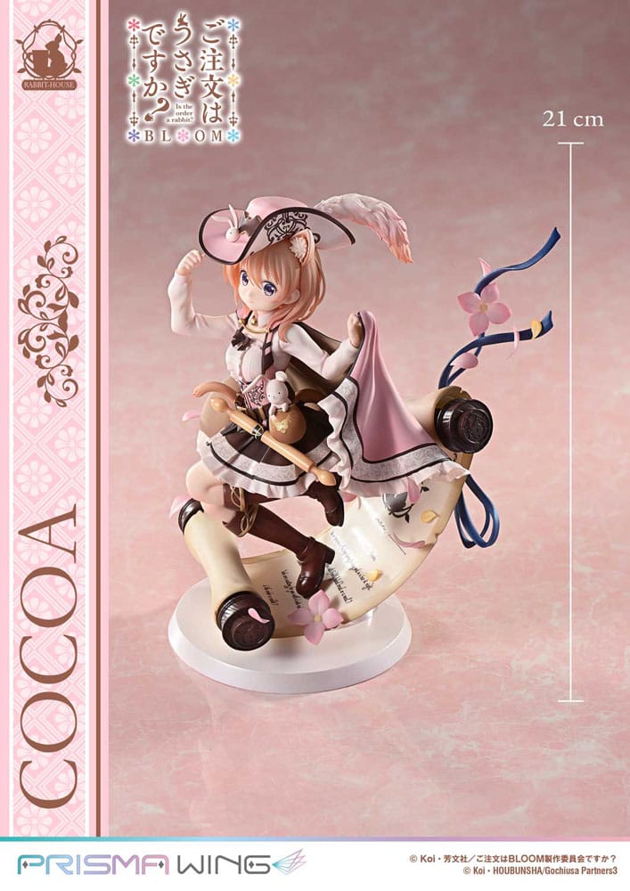 Is the Order a Rabbit? Bloom Prisma Wing PVC Statue 1/7 Cocoa 21 cm